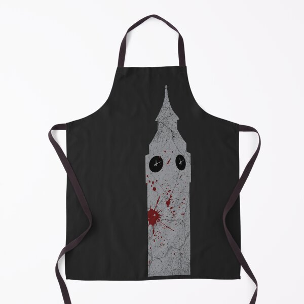 Item preview, Blood Spattered Clocktower (grey) designed and sold by geekyT.
