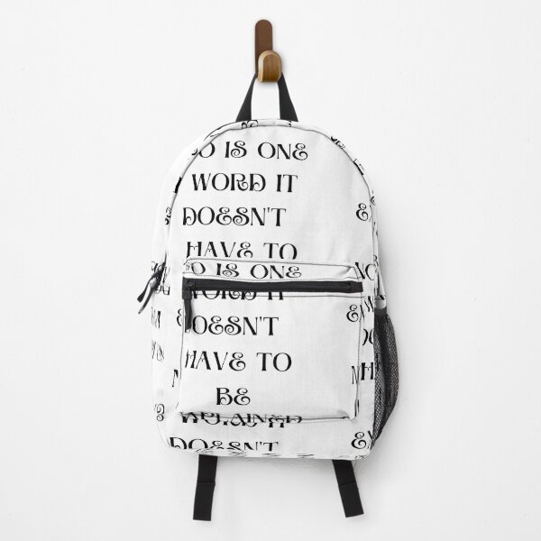 Item preview, NO IS ONE WORD designed and sold by AngelUnscripted.