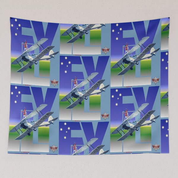 Item preview, Fly Design - Tiger Moth VH-GVA & wing-walker 19900224 designed and sold by muz2142.