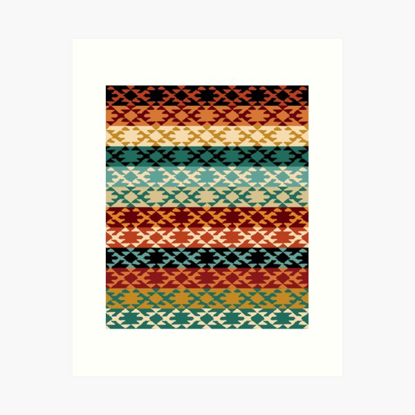 Aperçu de l'œuvre Motif amérindien Navajo créée et vendue par Jumbodeals.