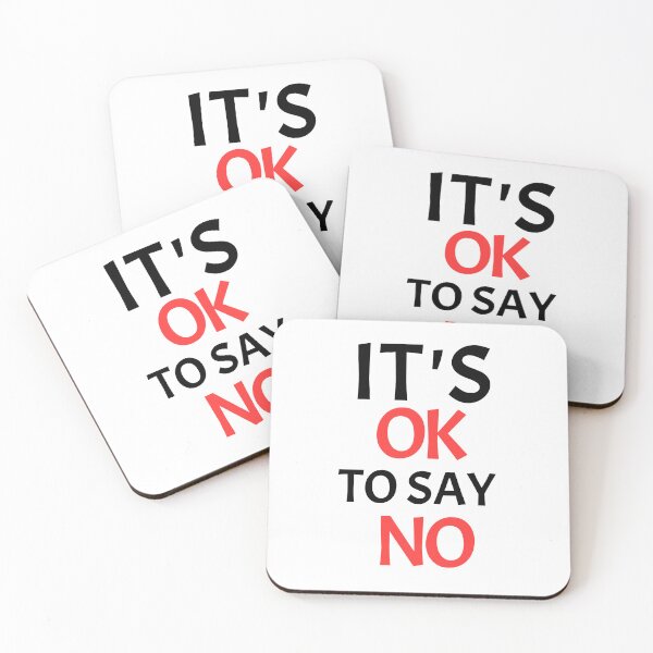 Item preview, It is ok to say no designed and sold by Words-Artist.