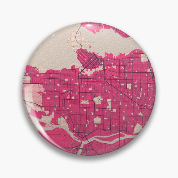 Item preview, Vancouver City Map of Canada  - Blossom designed and sold by deMAP.