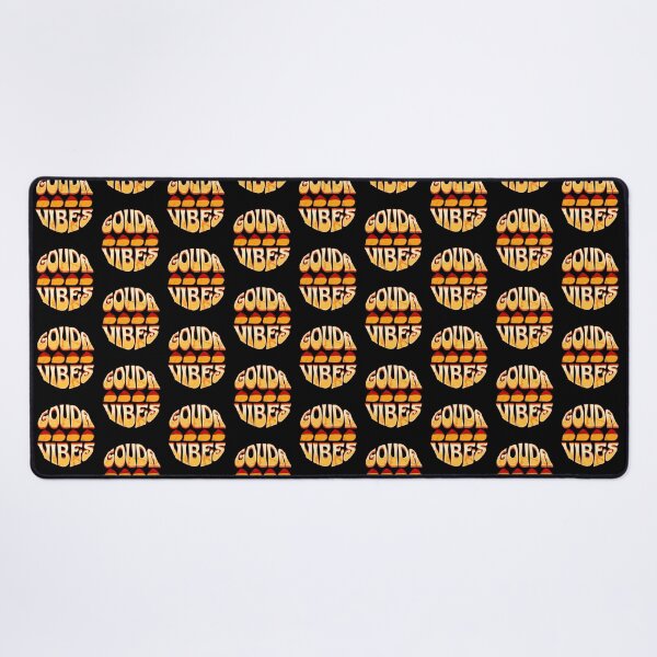 Item preview, Gouda Vibes - Funny Cheese Pun designed and sold by TheButtonCrew.