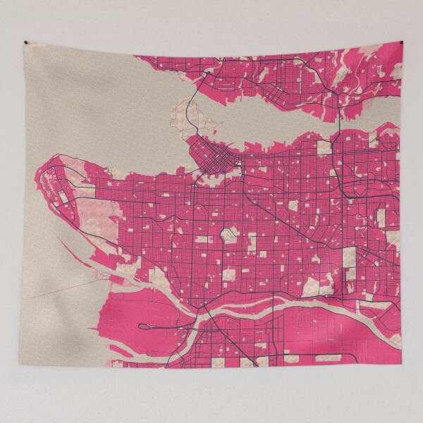 Item preview, Vancouver City Map of Canada  - Blossom designed and sold by deMAP.