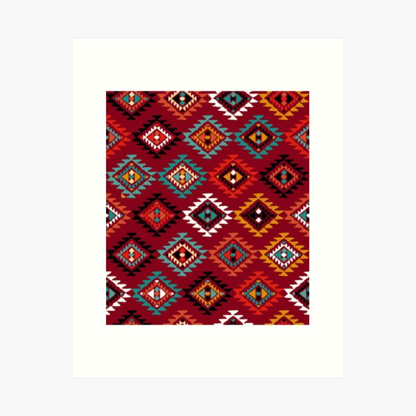 Aperçu de l'œuvre Motif amérindien Navajo créée et vendue par Jumbodeals.