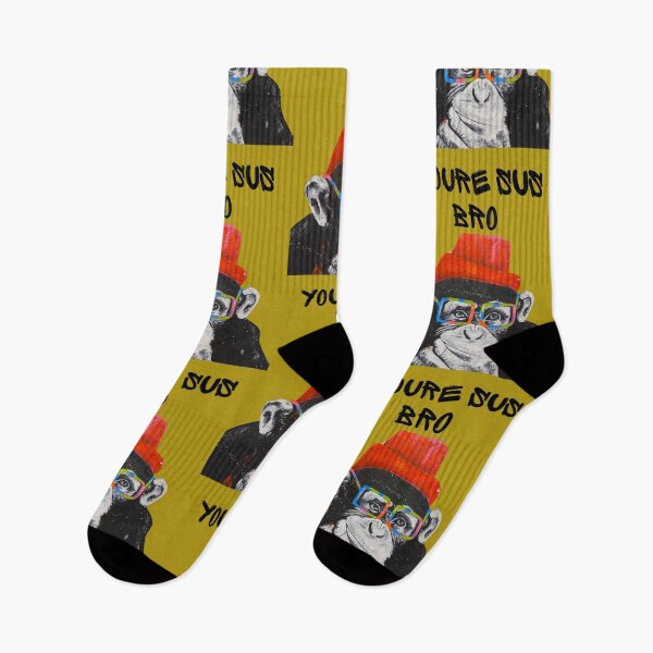 Item preview, Youre Sus Bro Monkey Design designed and sold by t1n3333.
