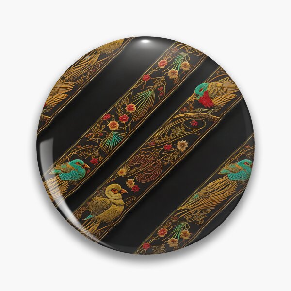 Item preview, "...Everybirdy golder birds_Embroidered Pattern..." 09_S40 designed and sold by CreArtorium.