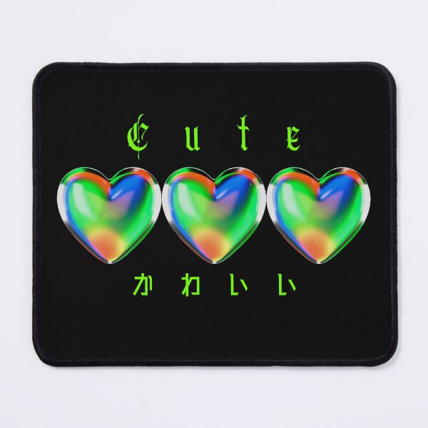 Item preview, Cute glass hearts rainbow y2k style design designed and sold by VantaTheArtist.