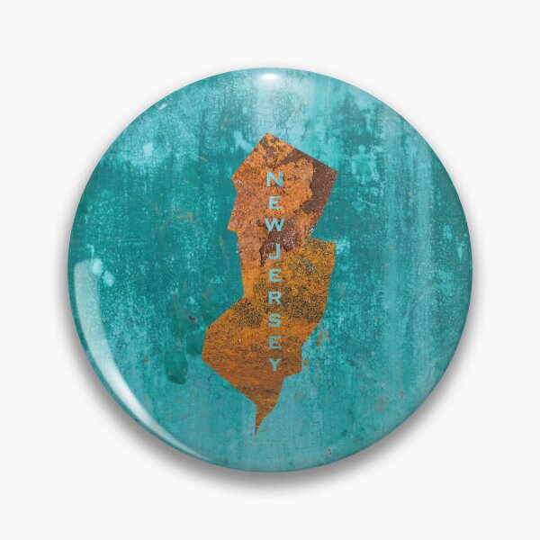 Item preview, New Jersey Rust on Teal designed and sold by Elisabeth Lucas.