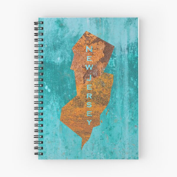 Item preview, New Jersey Rust on Teal designed and sold by Elisabeth Lucas.