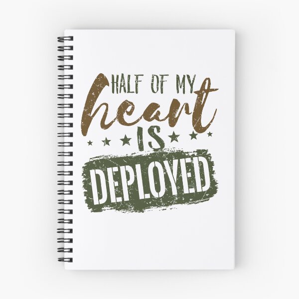 Item preview, Half of My Heart is Deployed Military Wife Spouse designed and sold by jaygo.