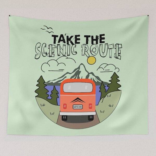 Item preview, Take the Scenic Route designed and sold by Blended Designs ⭐⭐⭐⭐⭐.