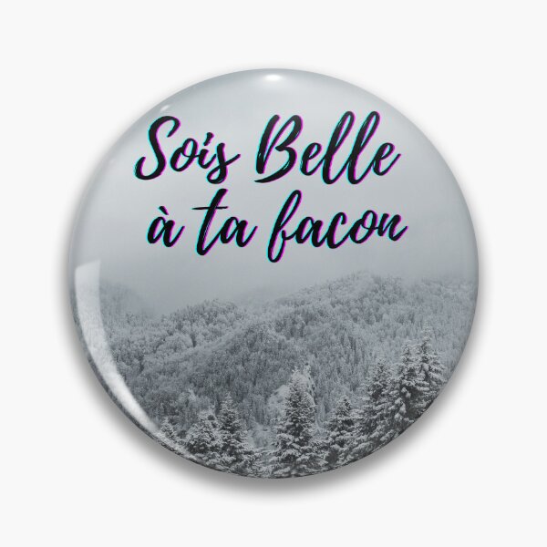 Item preview, Be beautiful in your own way - popular French quotes theme gifts  designed and sold by RebelliousRosee.