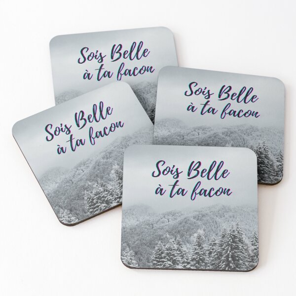 Item preview, Be beautiful in your own way - popular French quotes theme gifts  designed and sold by RebelliousRosee.