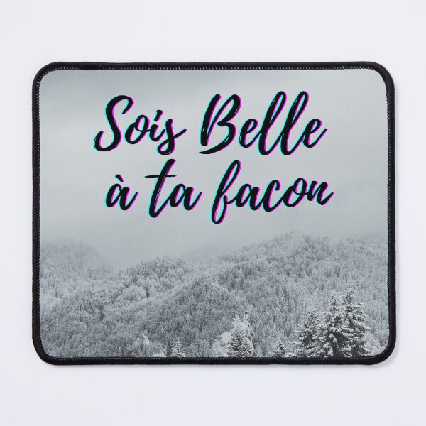 Item preview, Be beautiful in your own way - popular French quotes theme gifts designed and sold by RebelliousRosee.