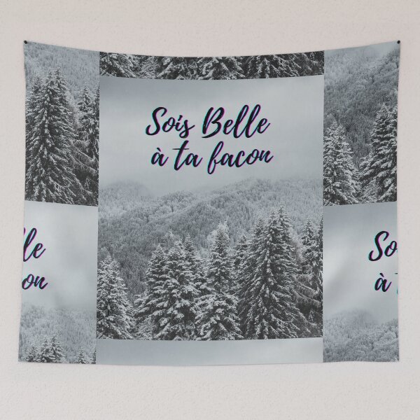 Item preview, Be beautiful in your own way - popular French quotes theme gifts  designed and sold by RebelliousRosee.