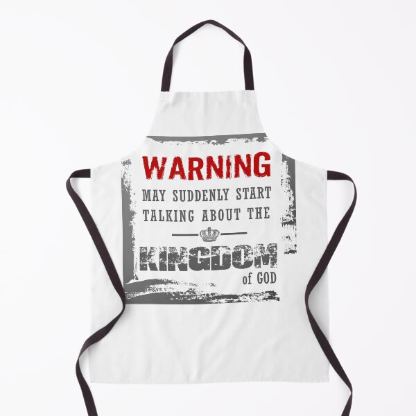 Item preview, Warning - Suddenly Start Talking About the Kingdom of God - Christian T-shirt designed and sold by Chez-Creations.