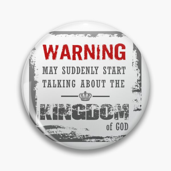 Item preview, Warning - Suddenly Start Talking About the Kingdom of God - Christian T-shirt designed and sold by Chez-Creations.