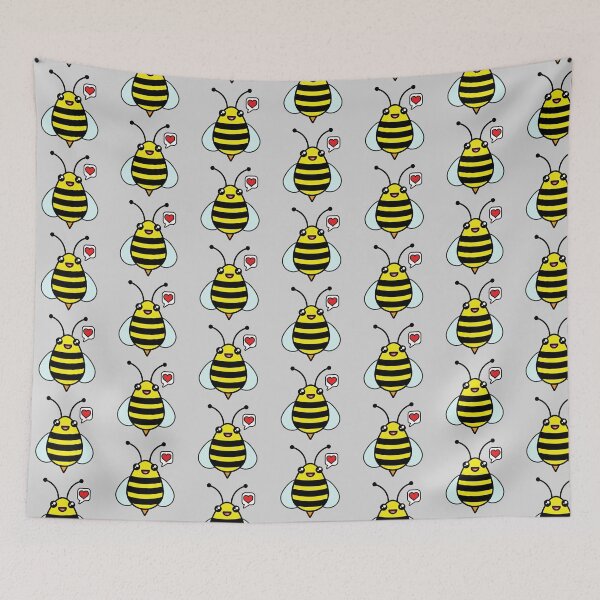 Item preview, Cute bee with in love designed and sold by Si Pakne.