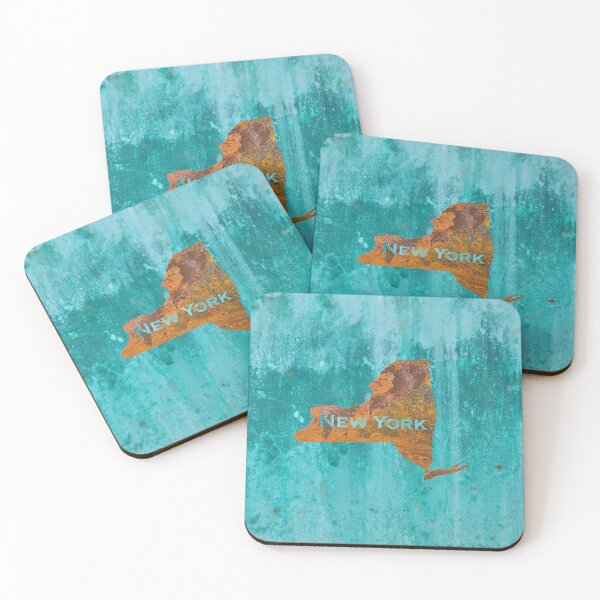 Item preview, New York Rust on Teal designed and sold by Elisabeth Lucas.