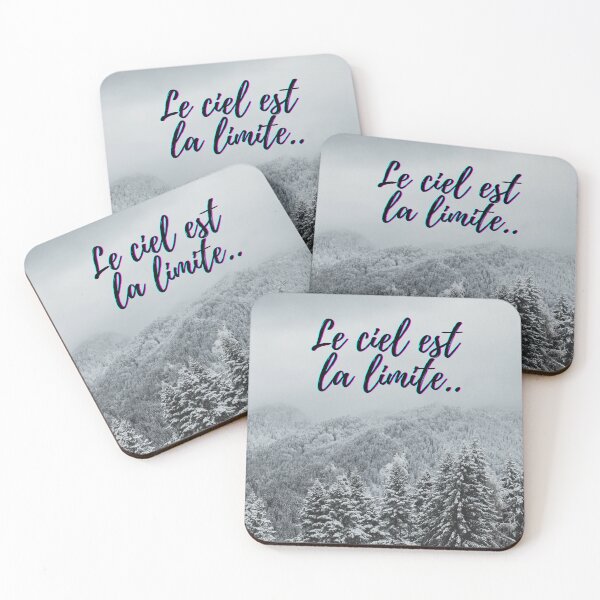 Item preview, Sky is not the limit - popular french quotes theme gifts  designed and sold by RebelliousRosee.