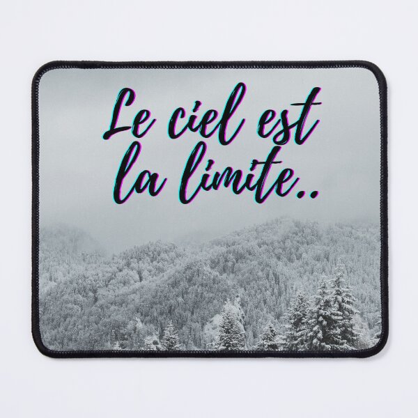 Item preview, Sky is not the limit - popular french quotes theme gifts  designed and sold by RebelliousRosee.