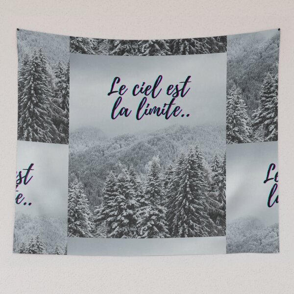 Item preview, Sky is not the limit - popular french quotes theme gifts  designed and sold by RebelliousRosee.