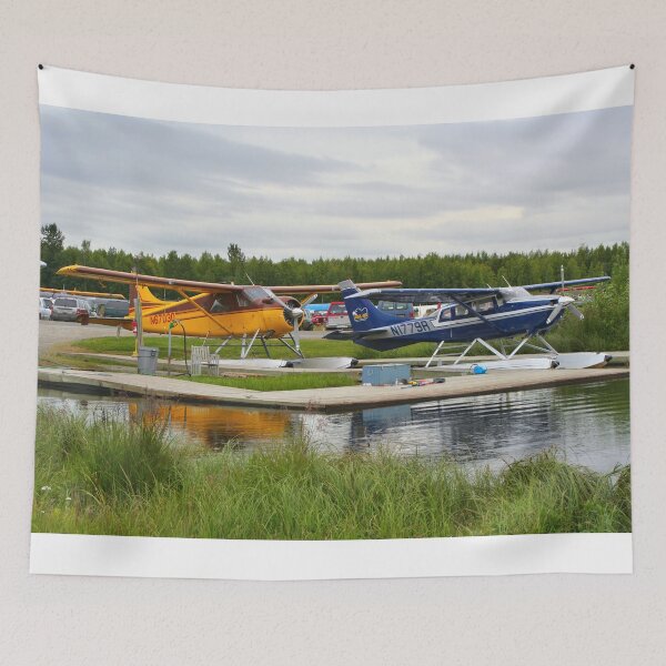 Item preview, Two float planes, Lake Hood, Anchorage, Alaska designed and sold by FranWest.