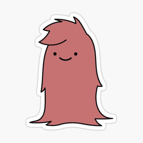 Red Tumple Glossy Sticker
