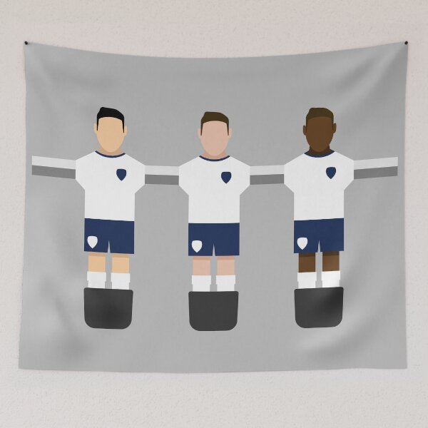 Aperçu de l'œuvre Joueurs de baby-foot de l'équipe de football de Tottenham créée et vendue par DelfDesign.