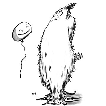 Artwork thumbnail, Inktober 2016 Day 10 - Balloon by aaronfg