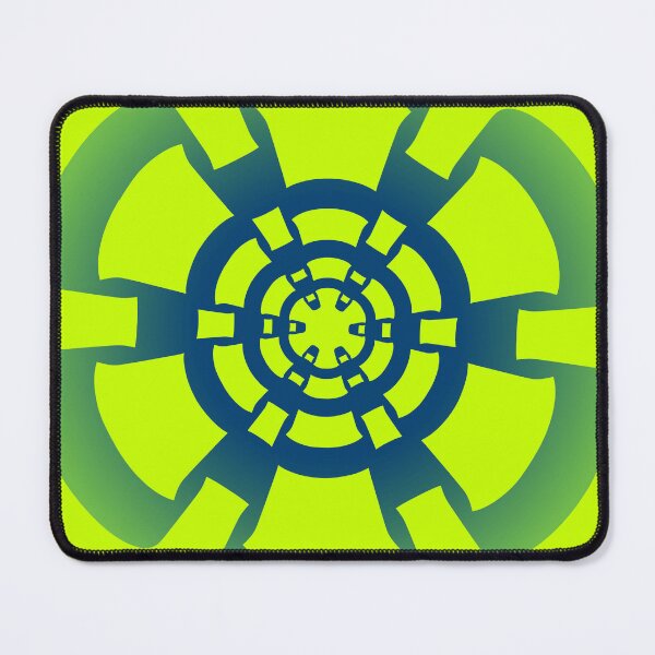 Item preview, Flower Wheel (BlueGreen) designed and sold by iAmAnAstronaut-.