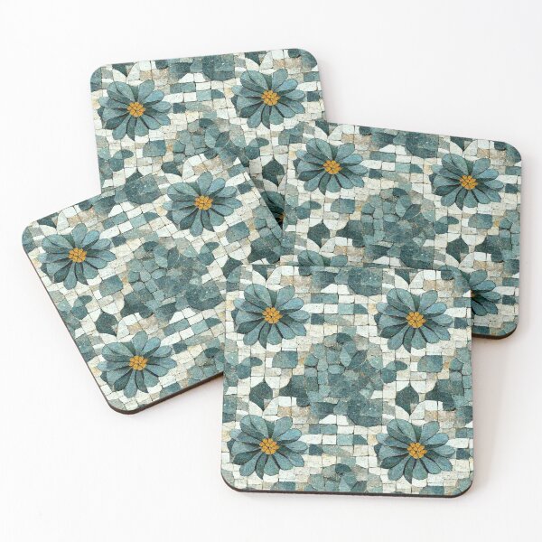 Item preview, Flowered stone mosaic (1/5) designed and sold by sabantha.