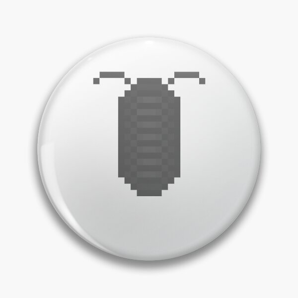 Artikelvorschau, Roly Poly/Isopod Pixel Art Design entworfen und verkauft von bugpixels.