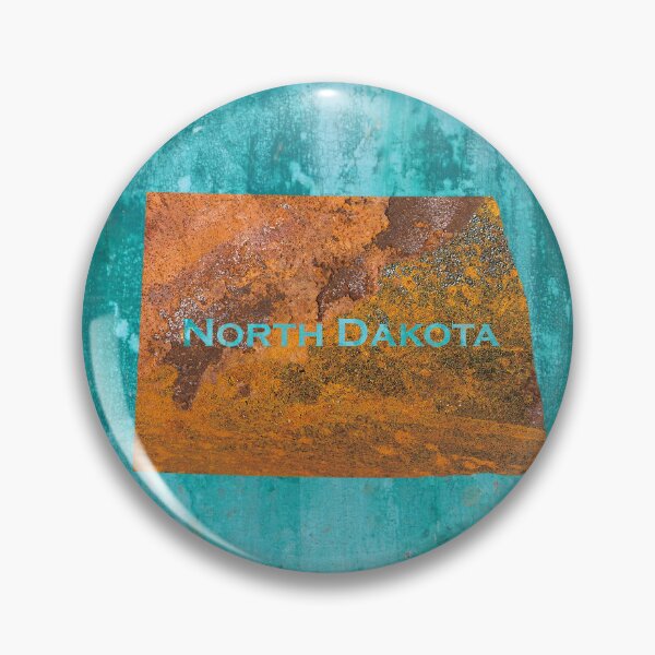 Item preview, North Dakota Rust on Teal designed and sold by Elisabeth Lucas.