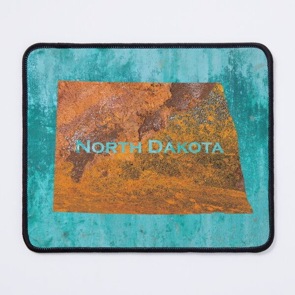 Item preview, North Dakota Rust on Teal designed and sold by Elisabeth Lucas.