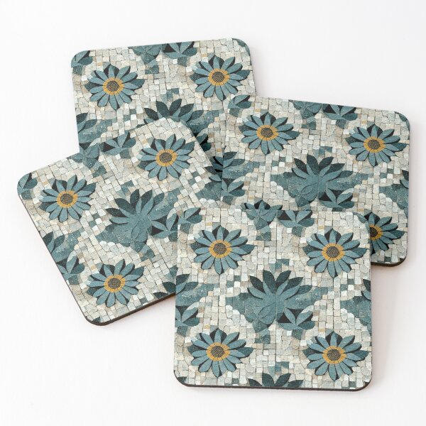 Item preview, Flowered stone mosaic (3/5) designed and sold by sabantha.