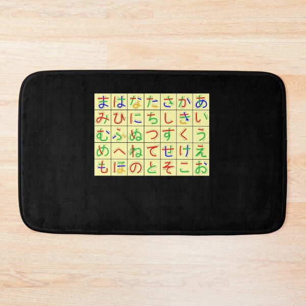 Item preview, hiragana chart117 designed and sold by rtWavehub.