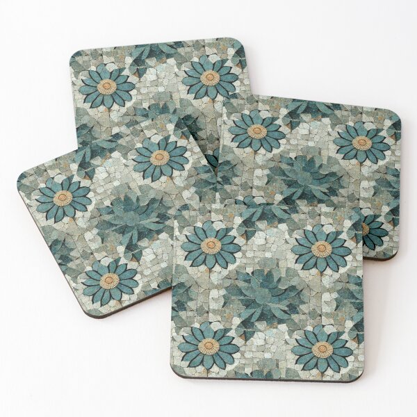 Item preview, Flowered stone mosaic (4/5) designed and sold by sabantha.