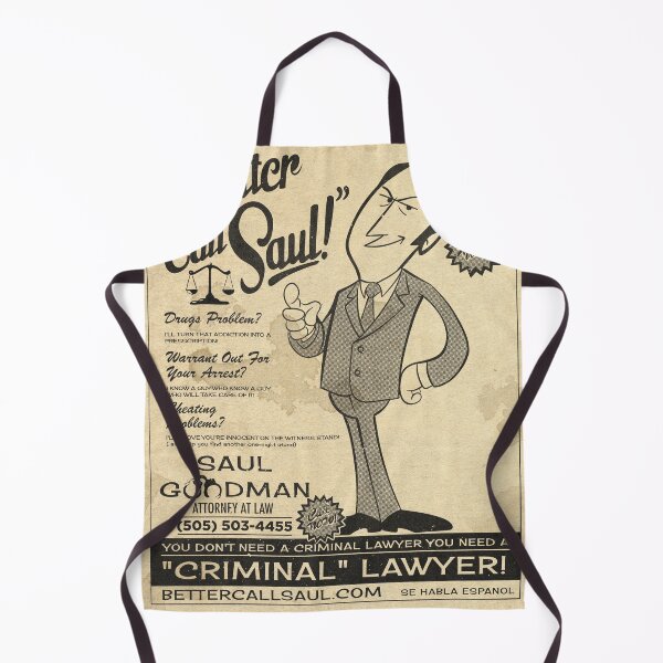 Item preview, Vintage Better Call Saul Criminal Lawyer ads designed and sold by Emptyst store.