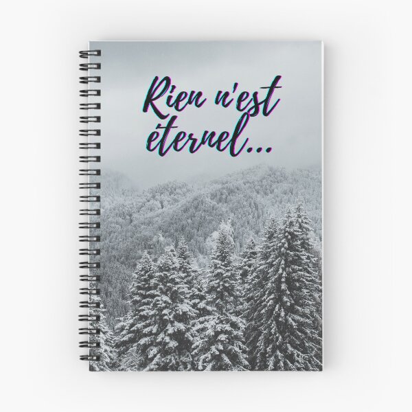 Item preview, Nothing lasts forever - popular french quotes theme gifts  designed and sold by RebelliousRosee.