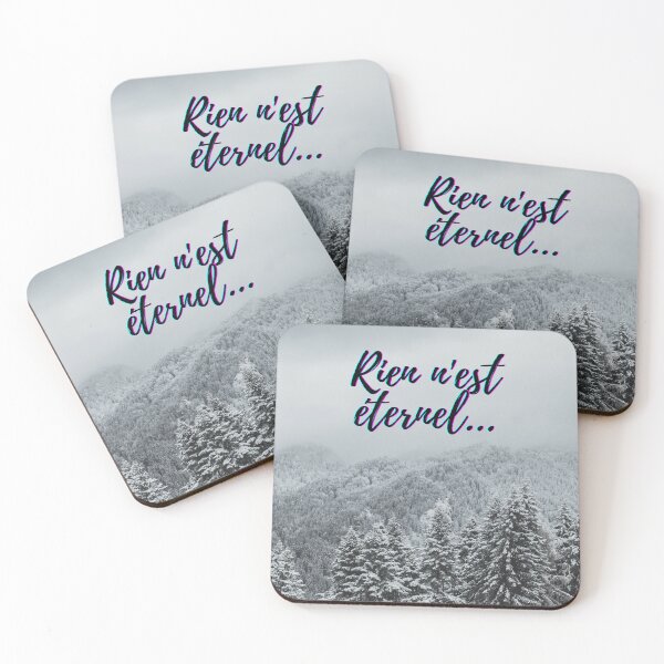 Item preview, Nothing lasts forever - popular french quotes theme gifts  designed and sold by RebelliousRosee.
