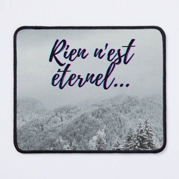 Item preview, Nothing lasts forever - popular french quotes theme gifts  designed and sold by RebelliousRosee.