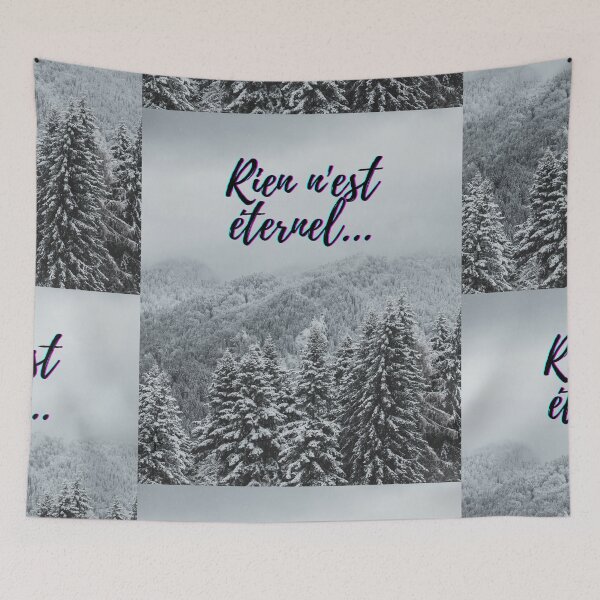 Item preview, Nothing lasts forever - popular french quotes theme gifts  designed and sold by RebelliousRosee.
