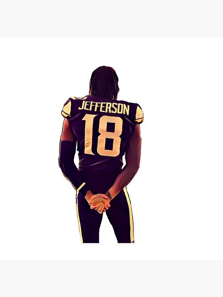 Justin Jefferson Youth Jersey Poster for Sale by Jalib