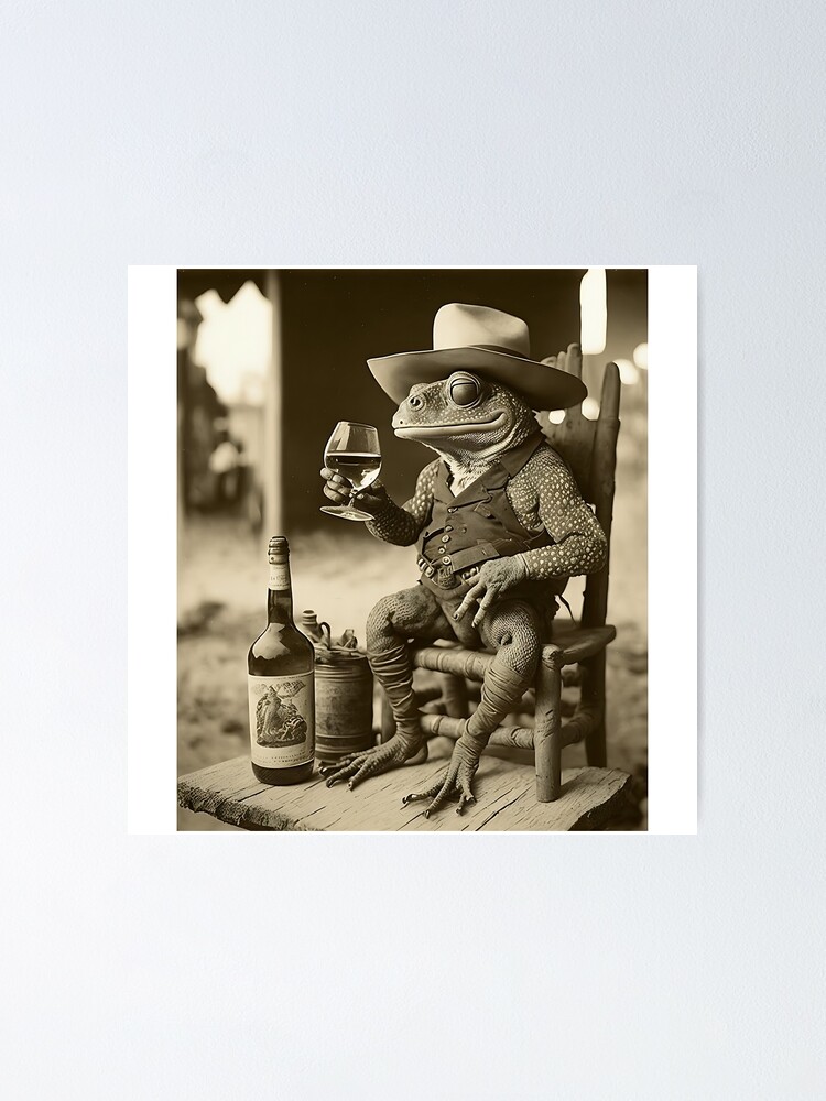 Vintage Frog Bottle 