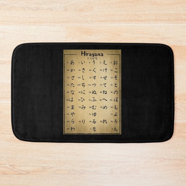 Item preview, traditional hiragana chart in old japanese writting177 designed and sold by rtWavehub.