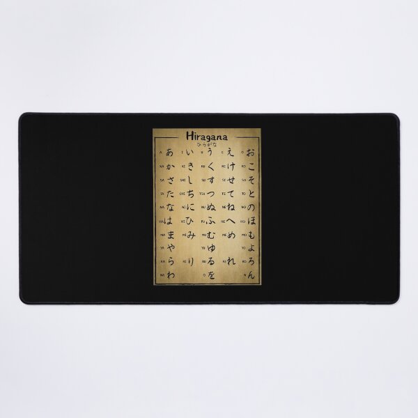【THEAIRTOWN】hiragana vintage sk★ traditional hiragana chart in old japanese writting177