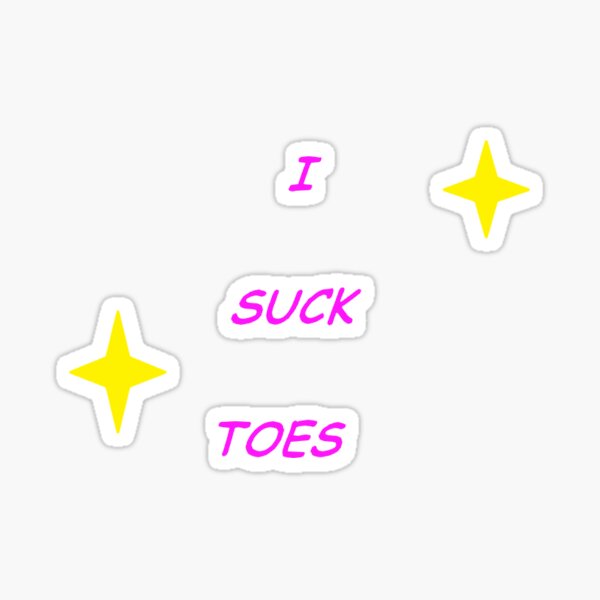 TOE SUCKER Sticker