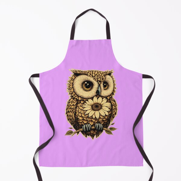 Item preview, Adorable Sunflower Owl Cute Bird designed and sold by tronictees.
